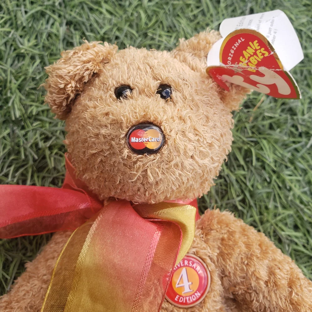 Ty Beanie Baby "M.C. Beanie V" the MasterCard Bear - Picture 6 of 6